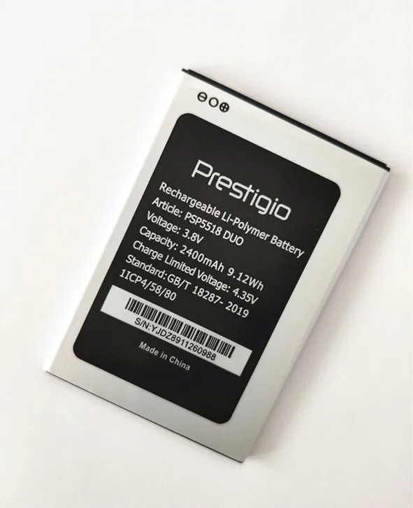 AZK 2400mAh PSP5518 DUO Аккумулятор для Prestigio PSP5518 DUO MUZE X5 X 5 Lte аккумулятор для смартфона