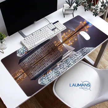 

XXL Architectural Mouse Pad Art Large Overlock Edge Mat Rubber Speed PC Computer Gaming Mousepad Waterproof Desk Keyboard Mat