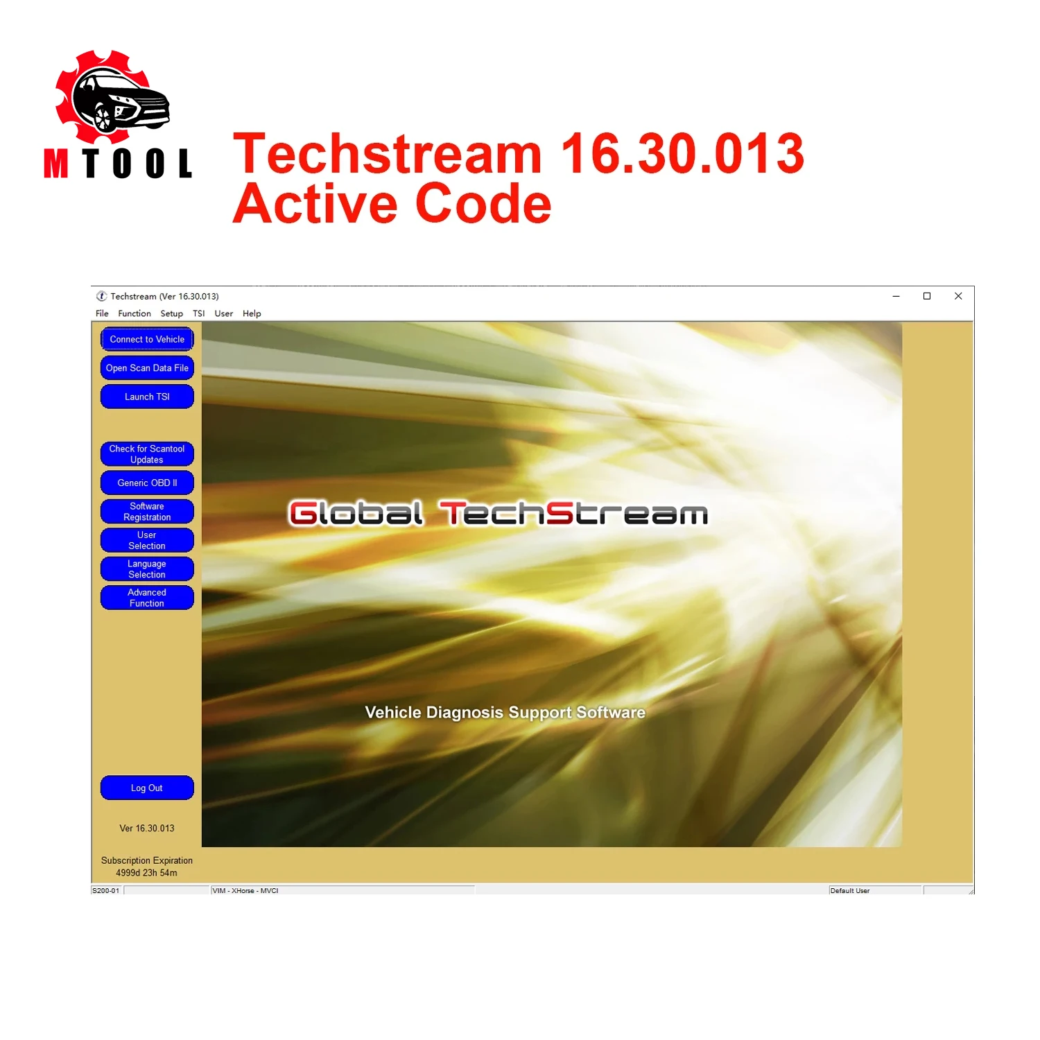 Новейшая версия для TOYOTA TIS Techstream 16.30.013 ссылка на программное обеспечение и