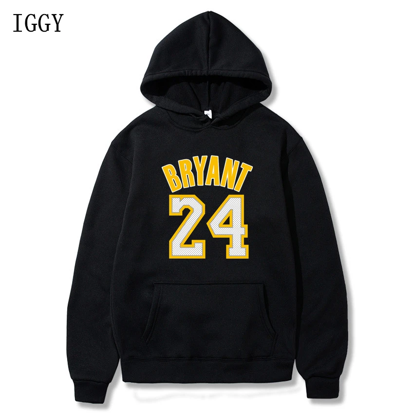 Мужская толстовка с капюшоном IGGY 24 BRYANT однотонная Толстовка длинным рукавом