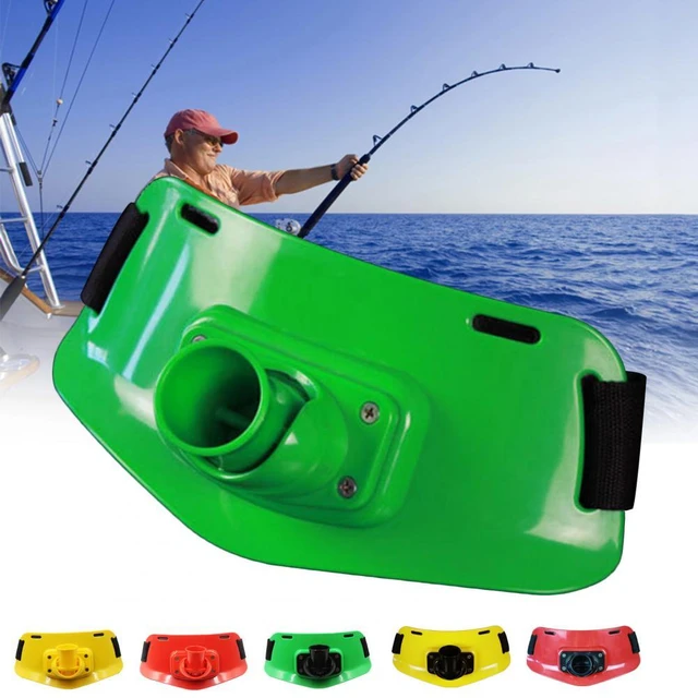 Boat Sea Fishing Rod Waist Belt Mat Oxford Fabric Belly Pole Stand Holder  Pad