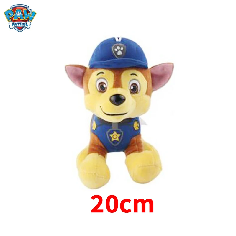 Paw Patrol плюшевая собака кукла 20 см аниме детская игрушка действие мультфильм плюшевые игрушки животное ребенок день рождения/Рождественский подарок