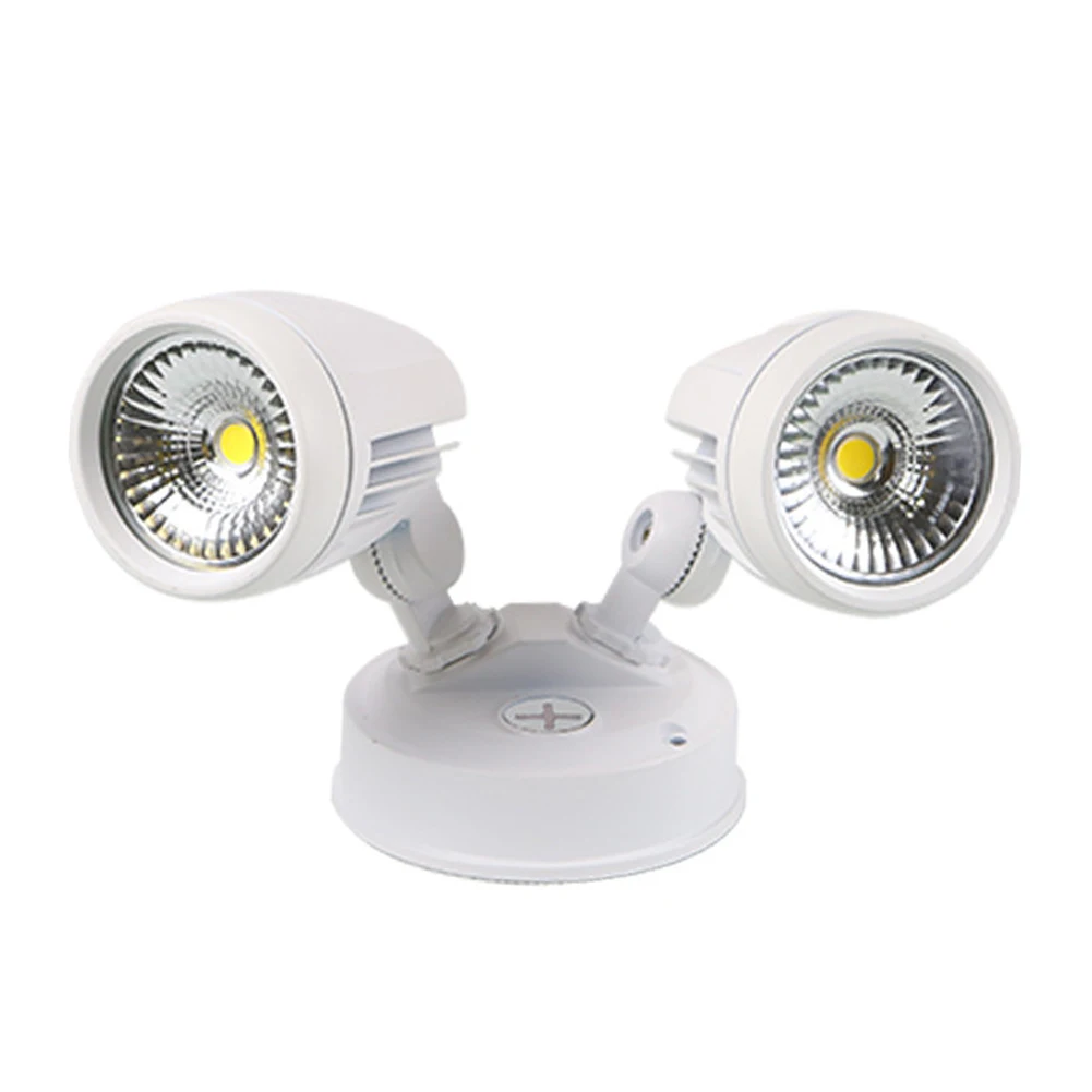 

Twin Landscape Double Head Waterproof Garage Outdoor Security Wall Adjustable Patio Street Corridor LED Floodlight Aluminum