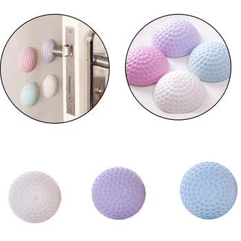 

1PCS Self Adhesive Circular Wall Protectors Door Handle Bumpers Buffer Guard Stoppers Rubber Silencer Crash Pad Doorknob Lock