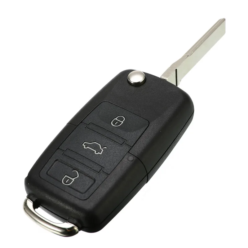 

1 Pc 3 Button Flip Remote Auto Car Key Fob Case Shell Secret Hide Compartment Box Safe Container