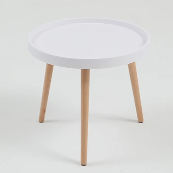 

Coffee Table Nordic Small Apartment Modern Creative Living Room Double Tea Simple Sofa Round Corner Tabl