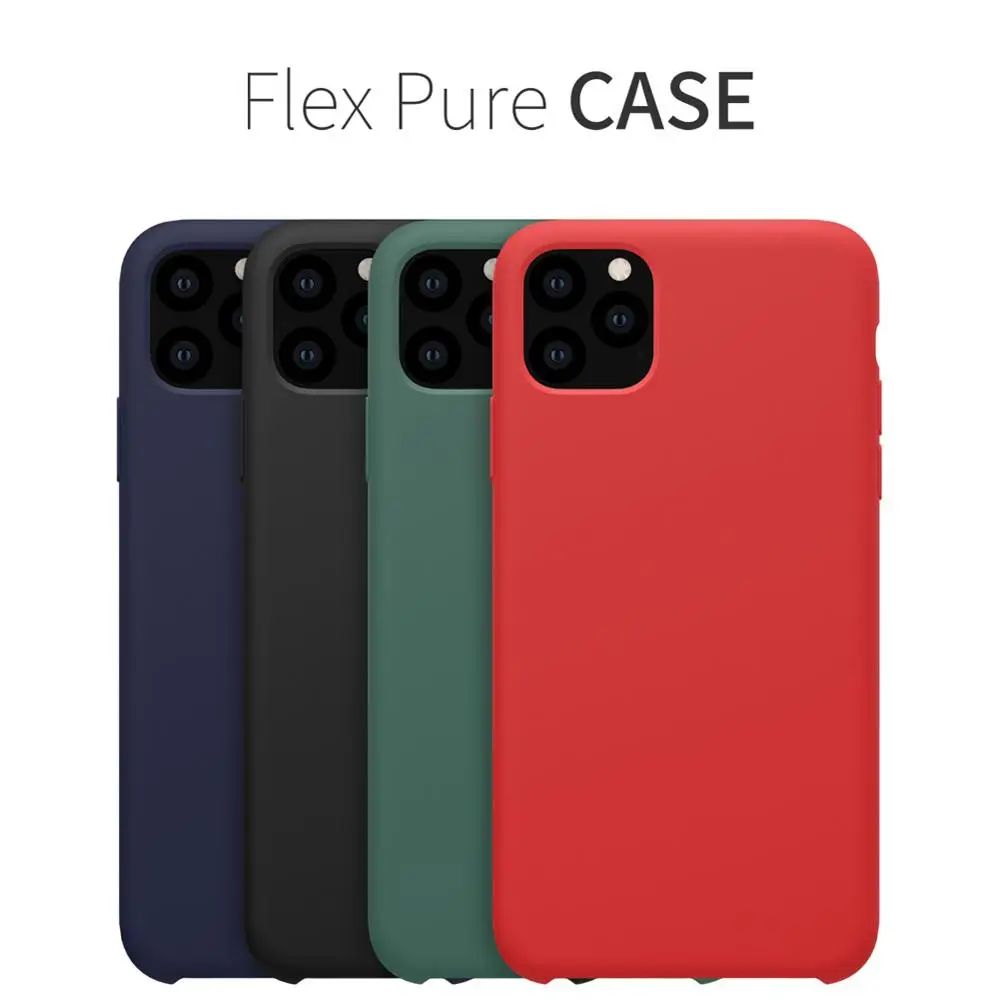 

NILLKIN for Apple iPhone 11 Pro Case Cover Luxury Flex Pure Liquid Silicone Soft Back Cover Case for Apple iPhone 11 Pro Max