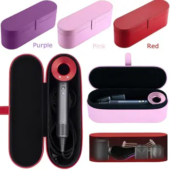 

Portable Hair Dryer Case Storage PU Leather Cover Organizer Box For Dyson Supersonic Hot Hair Dryer Storage Box Vogue