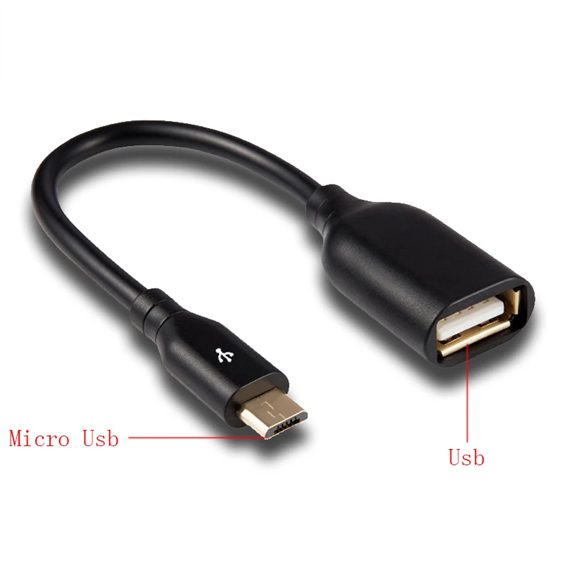 OTG адаптер Micro USB кабели OTG USB кабель Micro USB к USB для samsung LG sony Xiaomi Android телефон для флеш-накопителя - Color: 1