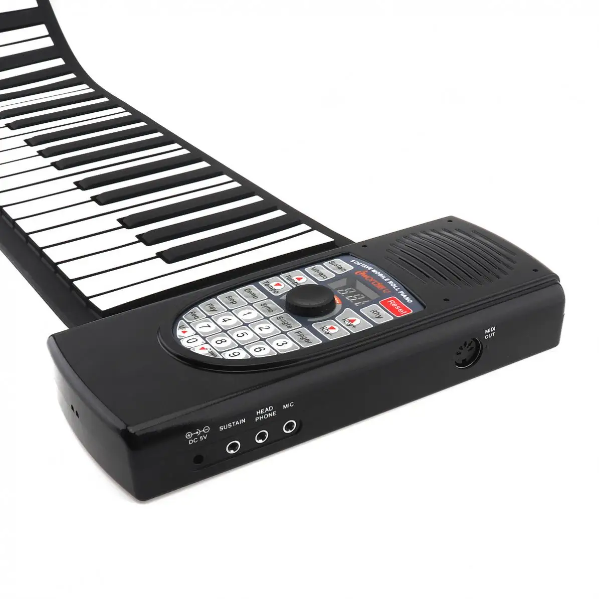 88 Keys USB MIDI Roll Up Piano Rechargeable Electronic Portable Silicone Flexible Keyboard Organ Built-in Speaker Hot Sale