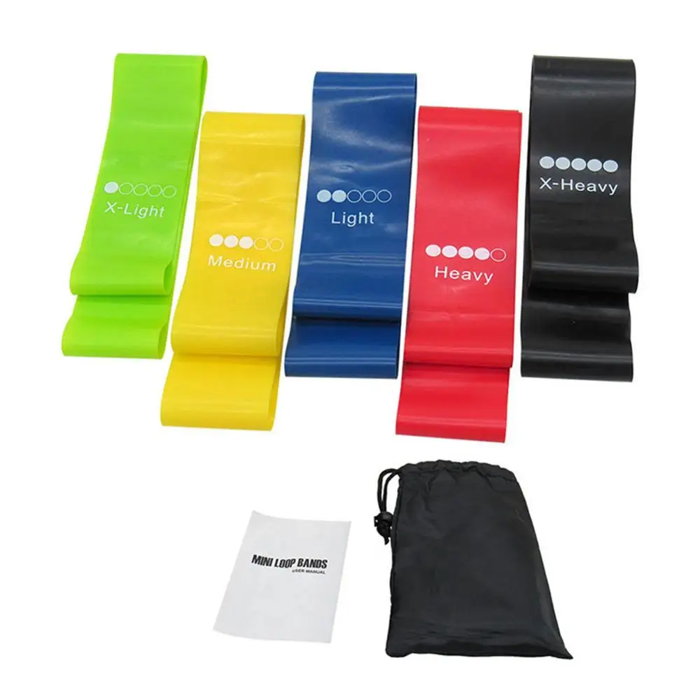 wholesale 50 Sets yoga training Resistance Bands 5pcs Set Fitness