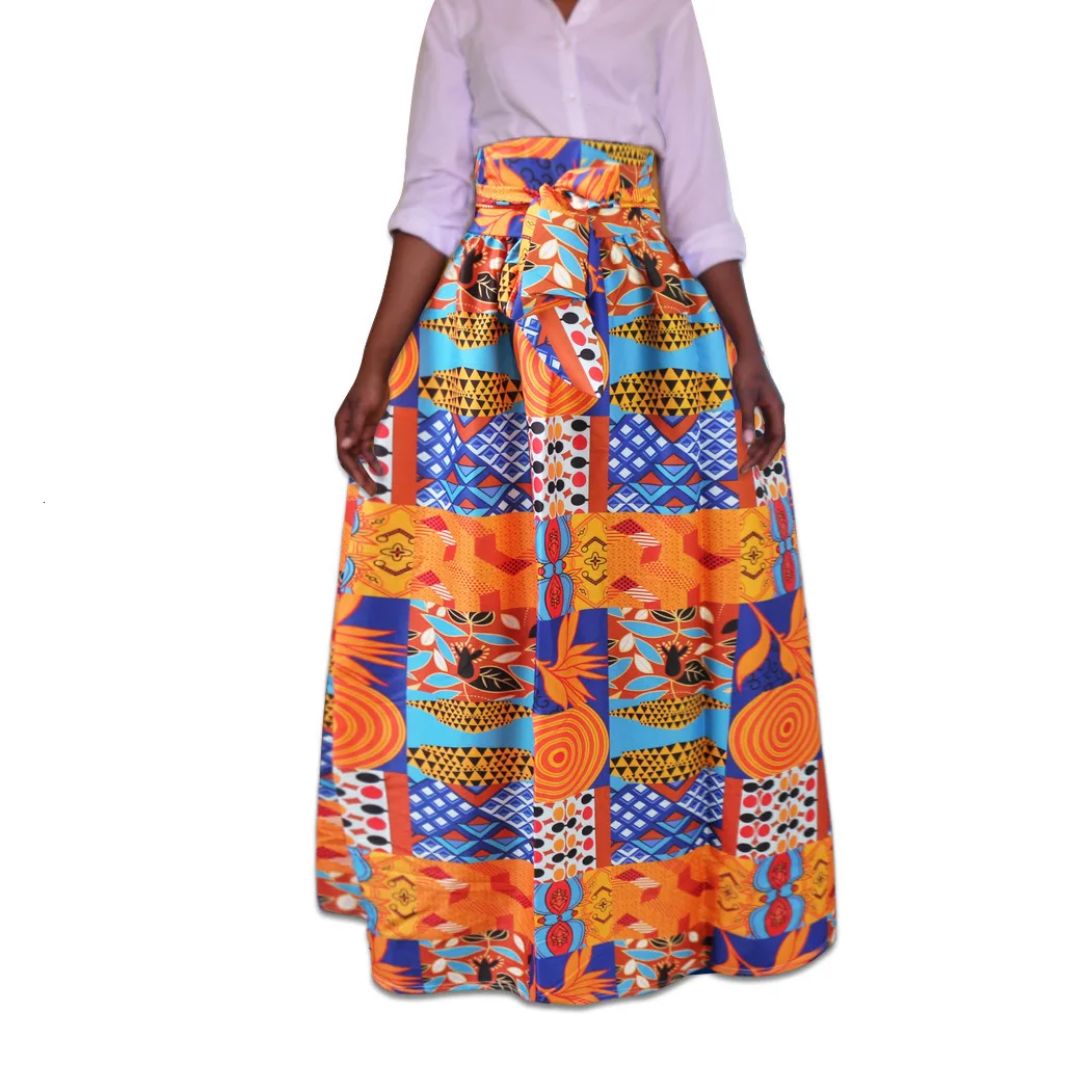 Разноцветная юбка в африканском стиле с принтом «нация ветра Джой тотемс», 4 цвета, одежда с 3d принтом, большие размеры S 5XL, длинные