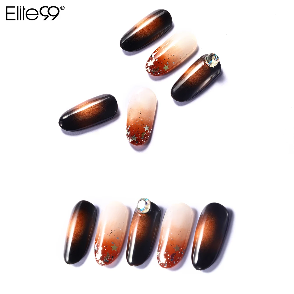 Elite99 10 мл Желейный Гель-лак для ногтей Полупостоянный УФ-Гель-лак замачиваемый полупрозрачный Цветной Гель-лак для маникюра