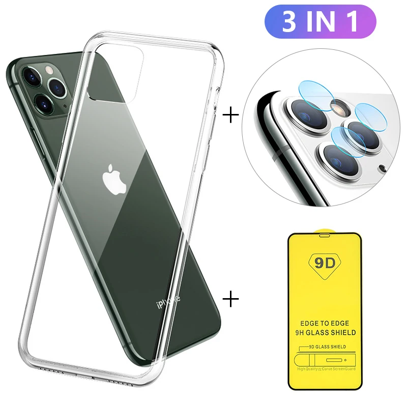Чехол для iphone 11 pro xr xs max 7 8 6s plus чехол Coque Funda роскошный capas аксессуары для телефона прозрачный мягкий силиконовый чехол из ТПУ - Цвет: 3