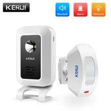 

KERUI M7 Wireless Welcome Doorbell 433Mhz Home Security PIR Motion Detection Alarm System 32Songs Door Chimes Smart Doorbell