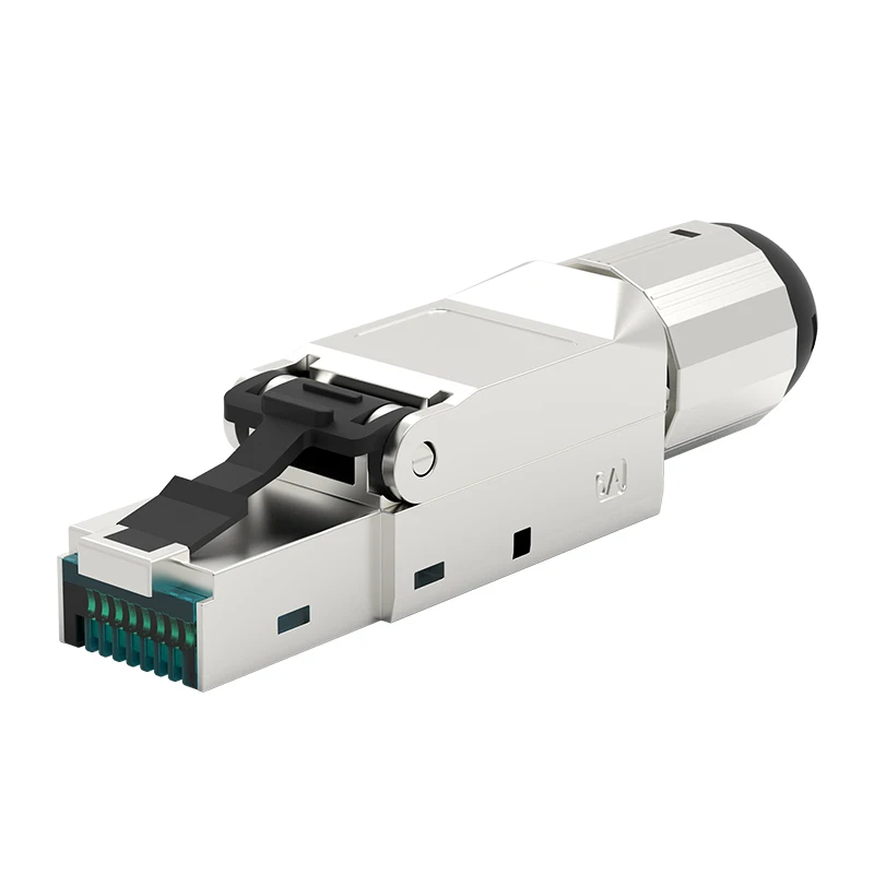 Blindado Conector Terminal Rápido Cabos de Instalação Sólidos Design Premium Rj45 Toolless Cat7 6a Cat6 22 23awg - Imagem 4
