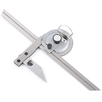 

360 Degree Universal Bevel Protractor Angle Measuring Finder Precision Goniometer Angular Ruler with Magnifier Woodworking Tool