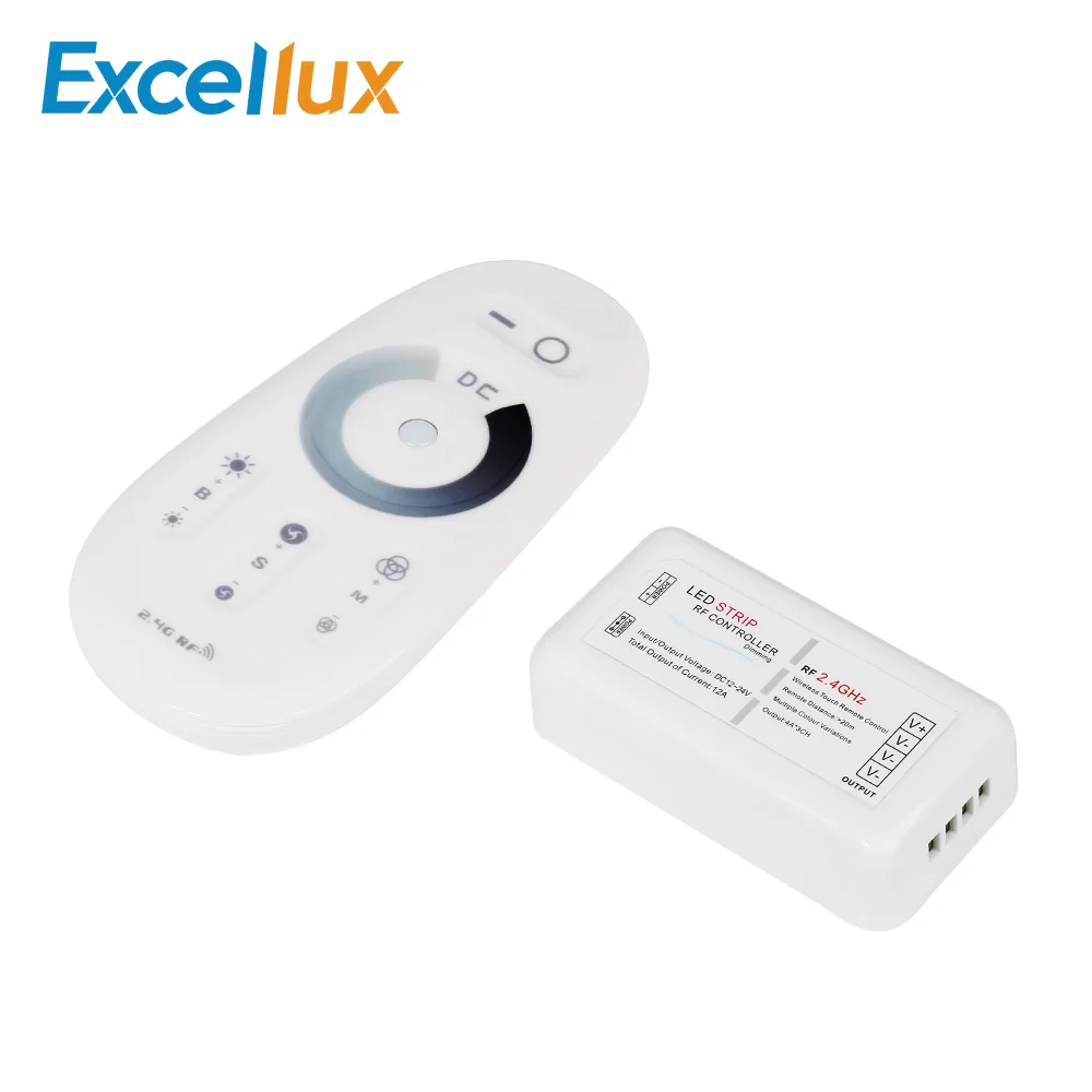 DC12V 24V контроллер светодиодной ленты 2 4G RF пульт дистанционного управления для
