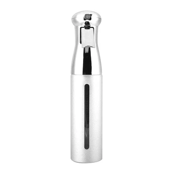 

Silver 250Ml Hairdressing Spray Bottle, Salon Barber Hair Tools Fine Mist Sprayer Styling Tools