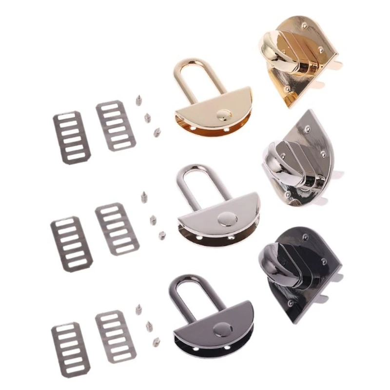 Turn Lock Clasp Purse Closure Twist Locks Fasteners Metal Hardware Clip Buckles for DIY Handbag Shoulder Handle Bags Craft | Багаж и сумки