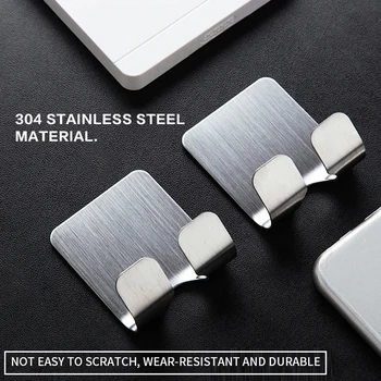 

1pcs Razor Stainless Steel Holder Wall Men Shaving Shaver Shelf Bathroom Razor Rack Wall Adhesive Storage Hook Kitchen Hanger