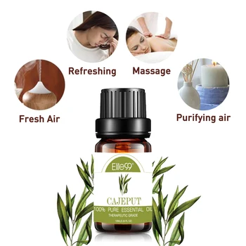 

Elite99 10ml Cajeput Pure Essential Oil for Air Freshening Aromatherapy Diffusers Oil Relieve Stress Body Massage Essential Oils
