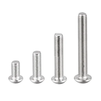 

uxcell 10/20pcs M5 M6 Hex Socket Round Head Machine Screws M5x20/25/35/40/50 M6x10/12/20/30 Stainless Steel Fasteners Bolts