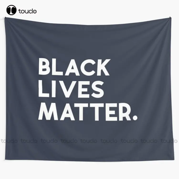 Новый гобелен Black Lives черный цвет обзор настенный подвесной для гостиной спальни