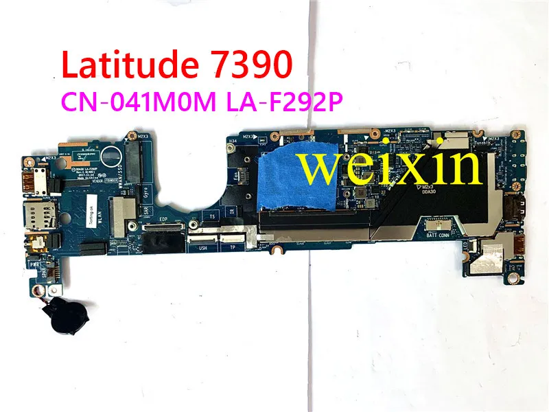 working FOR Dell Latitude 7390 Motherboard System Board 041M0M 41M0M CN-041M0M LA-F292P 100% Fully test mainboard | Компьютеры и офис