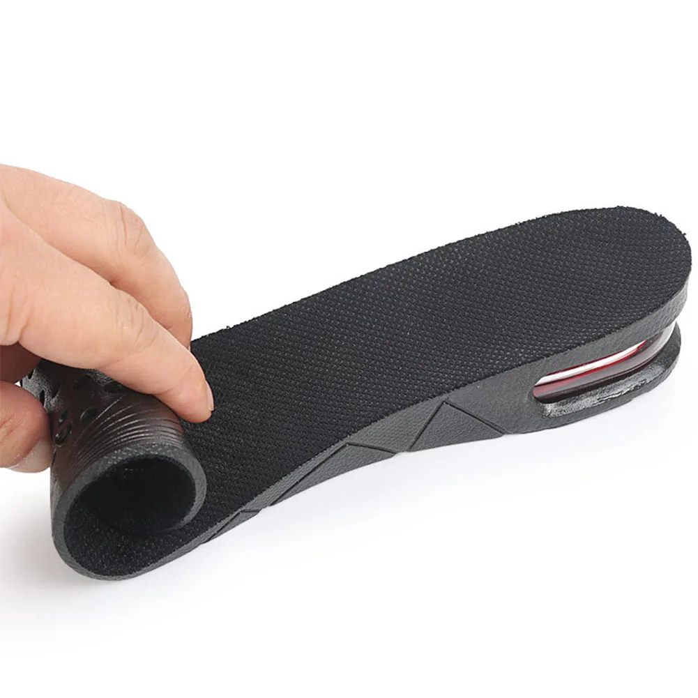 

Men Women Cushion Shoe Lift Unisex Height Increase Taller Shock Absorption Elastic Adjustable Insert Breathable Insoles Heel