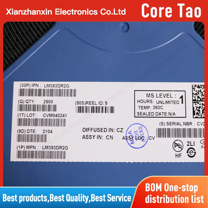 10 lot lm393dr2g sop