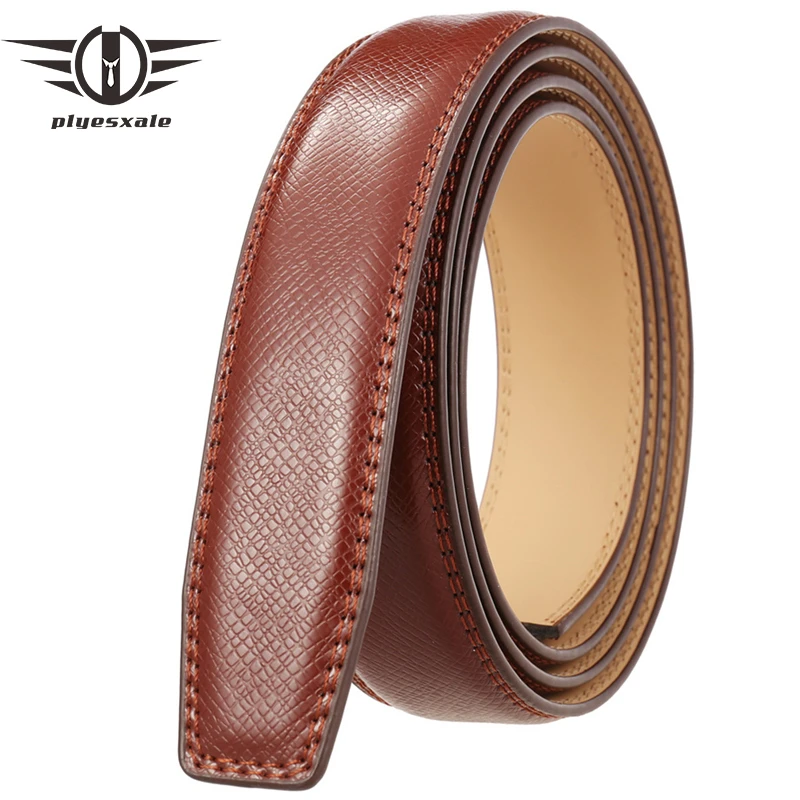 Luxury 3cm Width Genuine Leather Belts Without Buckle Black Red Brown Belt Body No Buckles Designer Belts Men High Quality B742 mens brown leather belt