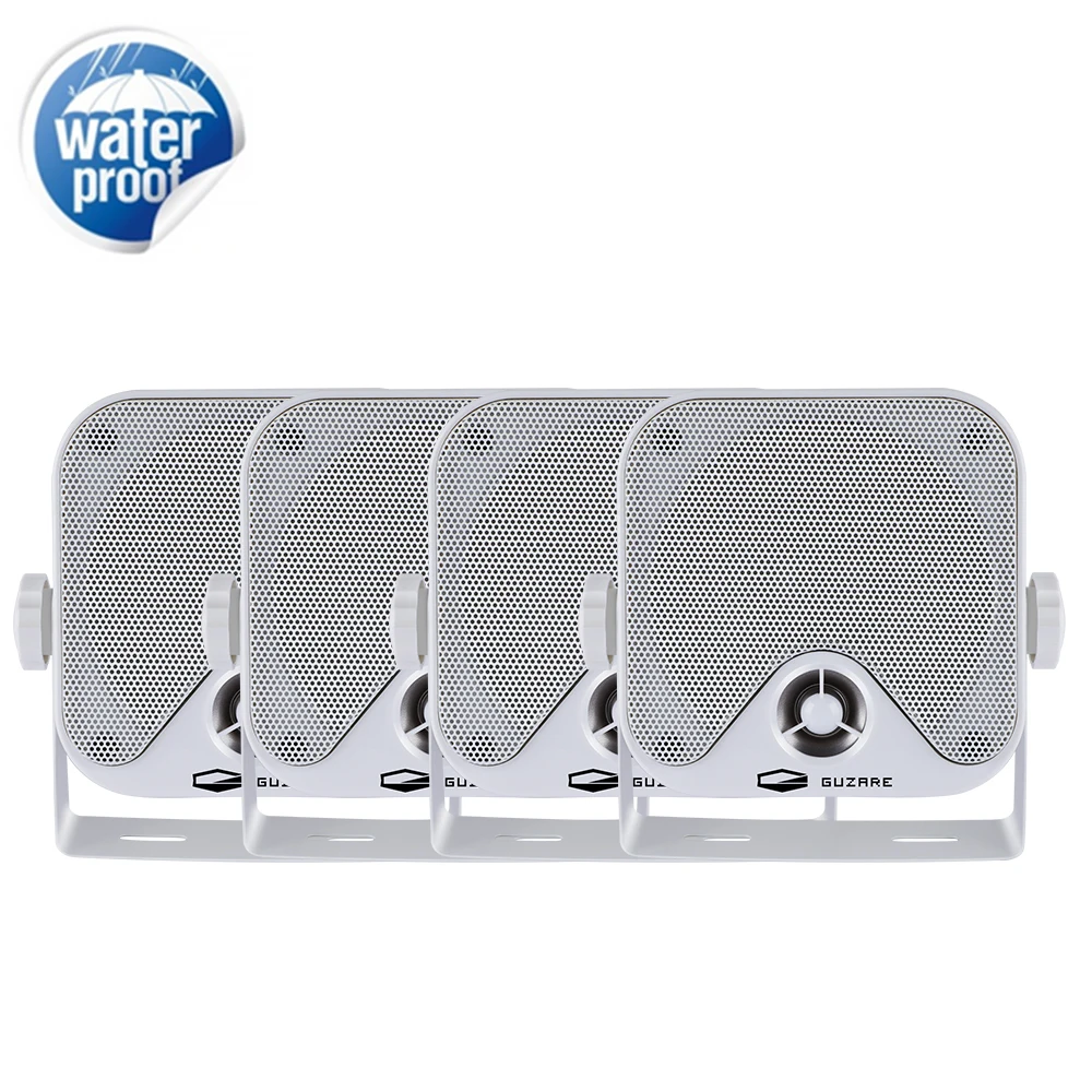 

Водонепроницаемая морская колонка, 100 Вт, 4 дюйма, 2 пары