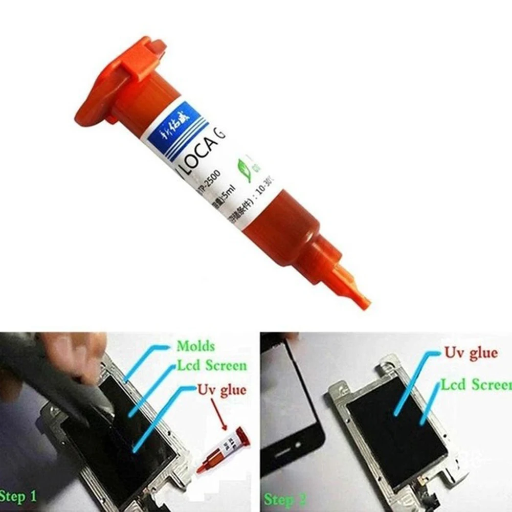 5ml /10mlUV Glue Optical Clear Glue Window Repair Tool for Repair Long Crack Glass Broken Crack Qucikly Restore Window or Screen car dent puller tool