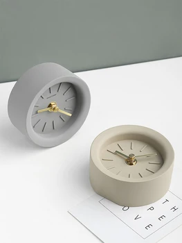 

Simple Personalized Desk Bedroom Battery Alarm Clock Kids Desk Modern Simple Clock Alarm Unique Living Room Homedecor New II50NZ