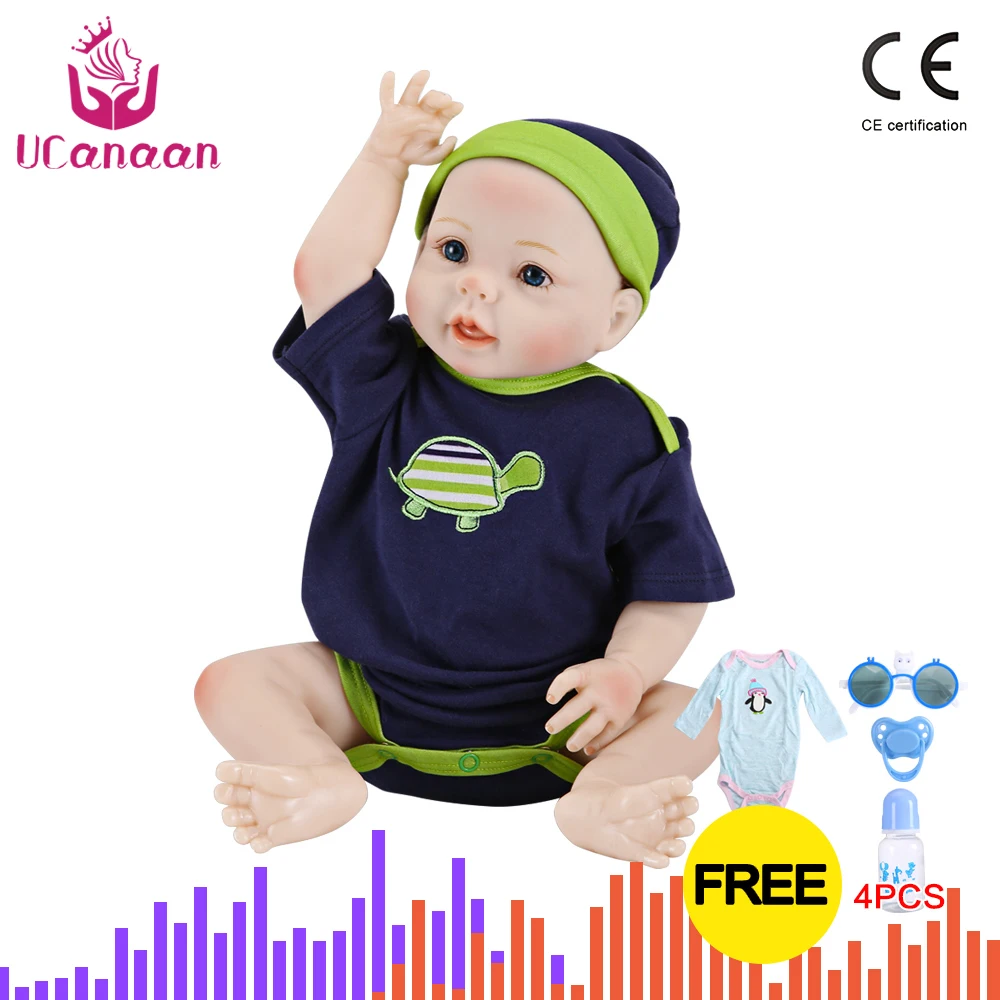 UCanaan 19 дюймов настоящие Новорожденные новорожденные младенцы Reborn baby boy