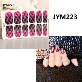 

Wholesale Nail Sticker Grid Nail Sticker Decoration Product 3D Decor