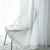 Custom Mad Feel Smooth and Soft Touch Luxurious Chiffon Solid Sheer Curtains for Living Room Bedroom Window Voiles Tulle Curtain 6