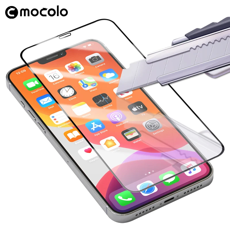 Mocolo Full Screen Tempered Glass Film On For iphone X XS XR