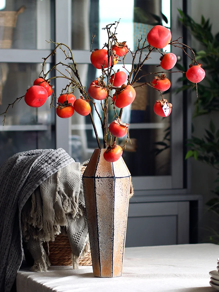 Геометрическая многоугольная стеклянная ваза, искусственный цветок, домашнее ремесло, фигурка, украшение для гостиной, настольный цветочный горшок, орнамент, ваза, искусство