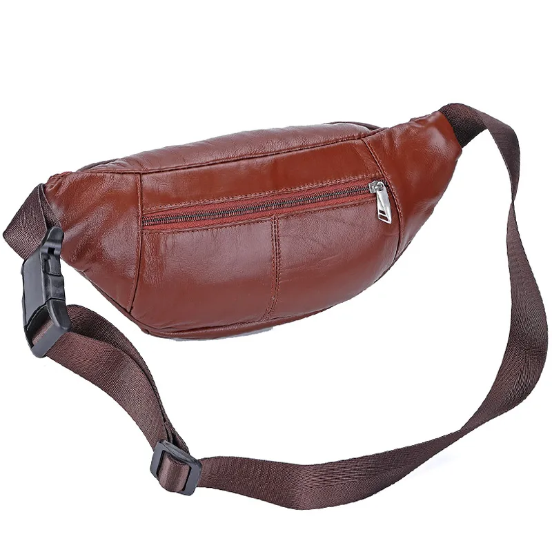 Модная набедренная сумка из натуральной кожи, большая сумка, мешочки для телефона, сумка для путешествий, поясная сумка, кожаная сумка