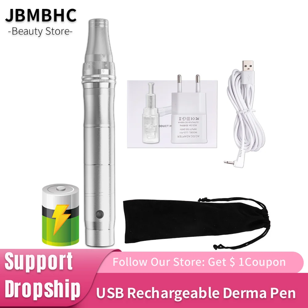 Vite Dermapen Derma Pen Microneedeling Pen Professional Cartidge Needle Mesoterapia Bbglow Beauty Skincare Tools Ricaricabile