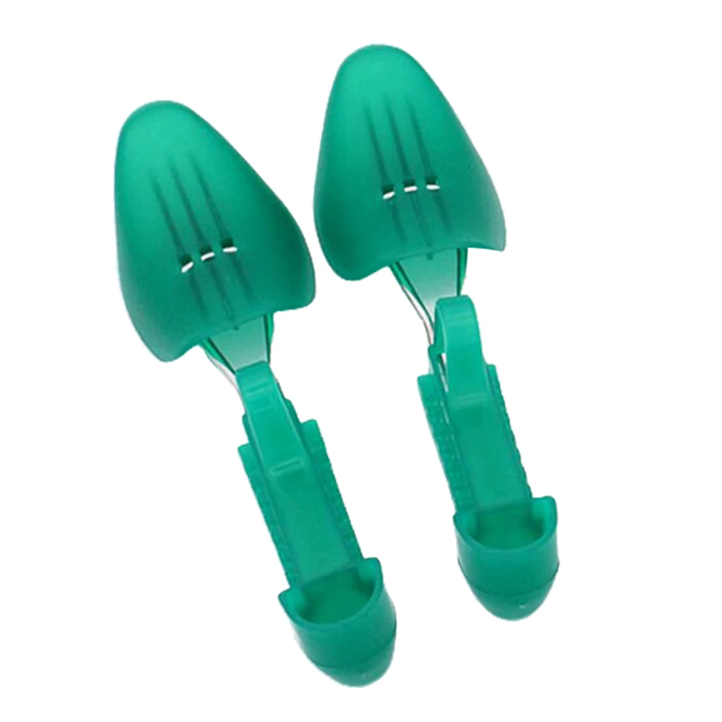 Adjustable Shoe Tree Stretcher Plastic Keep Shape With Tension Spring Coil