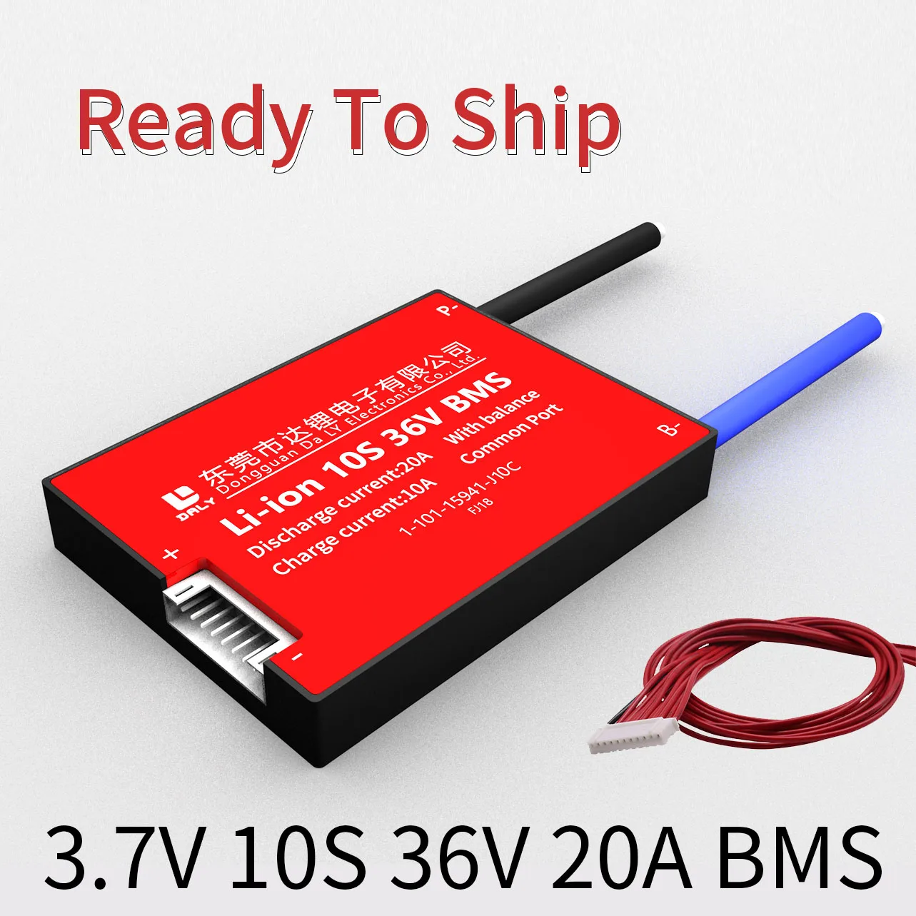 DALY BMS 10S 36V 20A литий-ионный Литий-полимерный аккумулятор 37V PCB с балансиром