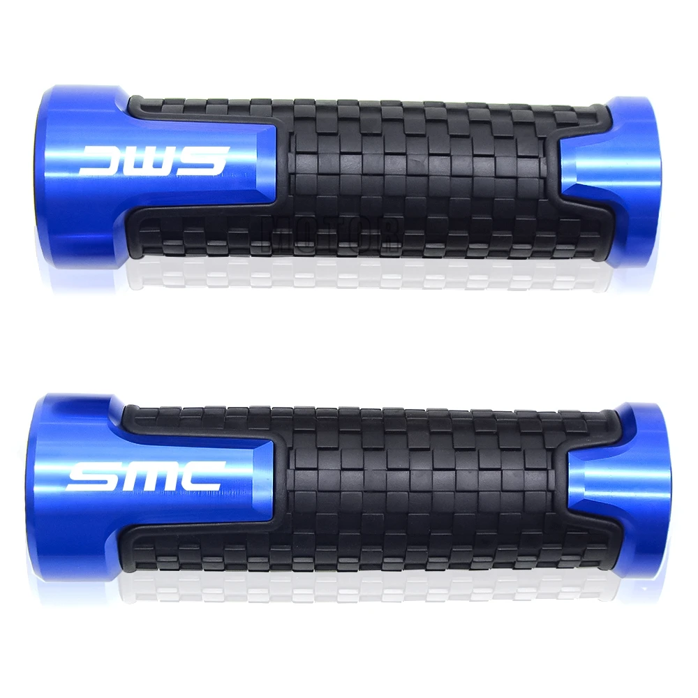 Для KTM 690SMC/690SMCR 2008- 690 SMC/SMCR R мотоцикл 7/" 22 мм алюминиевая резиновая противоскользящая ручка для мотоцикла ручные ручки - Цвет: Blue