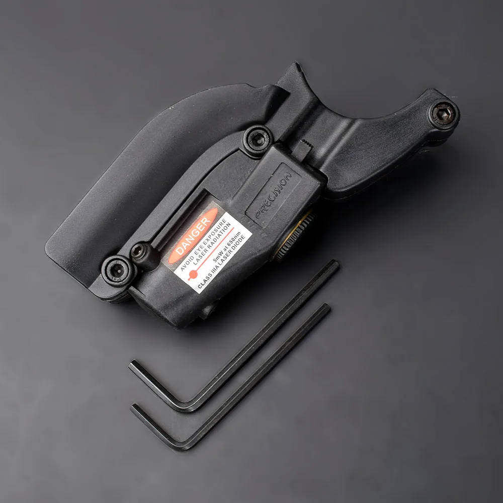 Тактический охотничий лазерный прицел с красной точкой 5 мВт компактный для