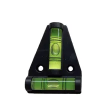 Mini Spirit Level Measurement Instrument T-type Spirit Level Bubble Balance Measurement Two-way With Mounting Holes Spirit Level