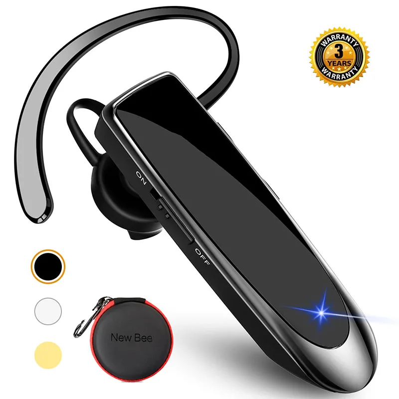 New Headset Bluetooth V5.0 Wireless Headphones Hands free Earphones 24H