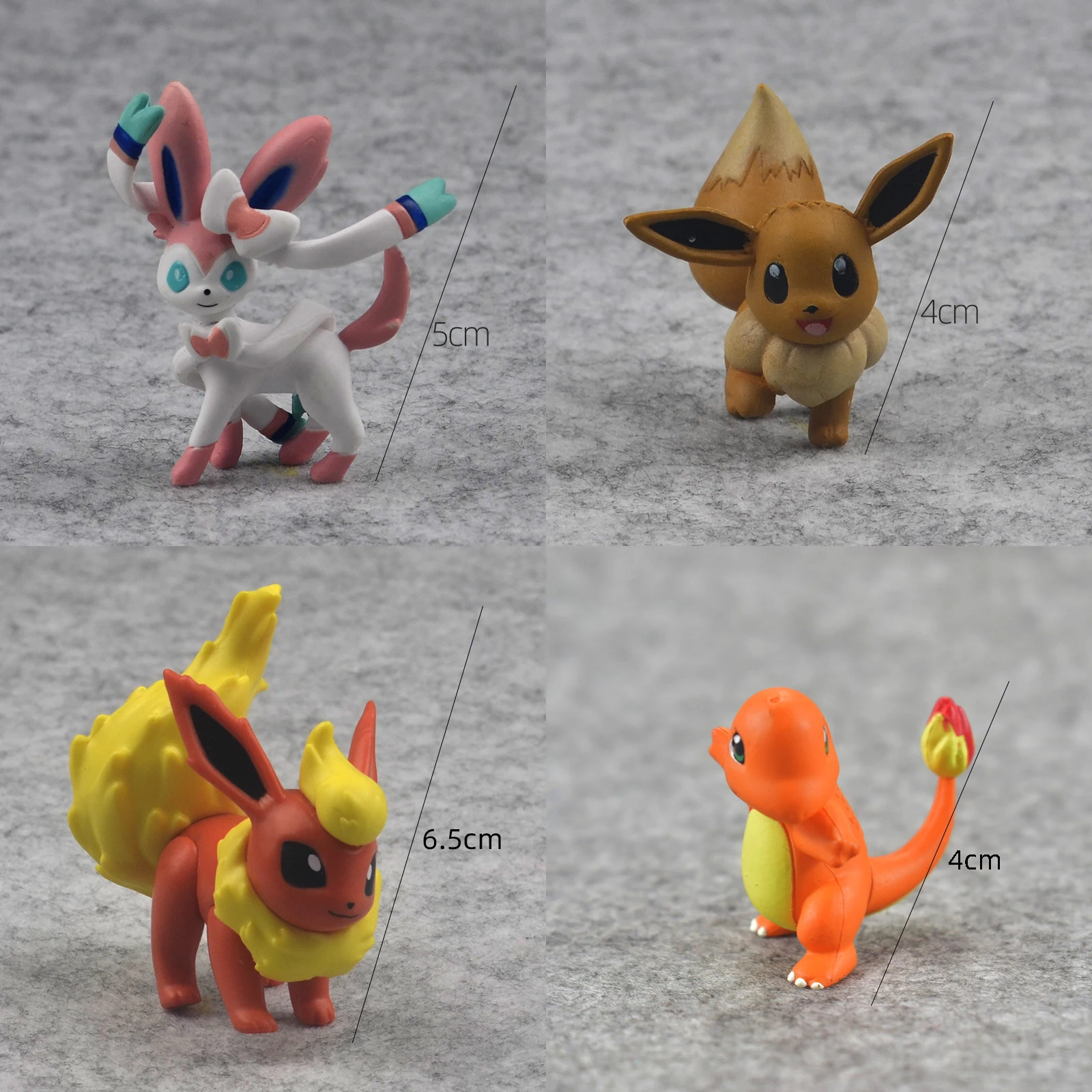 Takara Tomy Pokemon Pikachu Sylveon Arceus Finger Model Figure Car Decoration Giocattoli Di Compleanno Per Bambini Regalo A Sorpresa Per Bambini