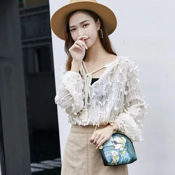 

Mini Shoulder Bag PU Women's Cartoon Chain 2020 New Phone Small Handbag Luxury Leather Women Designer Messenger Lady Purse